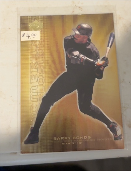 2000 Upper Deck Homerun Explosion #HR5 Barry Bonds — front