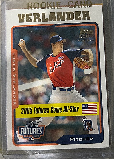 2005 Topps Update & Highlights #UH220 Justin Verlander — front