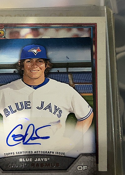 2010 Topps Certified Autograph Issue #TS-CR Colby Rasmus — front