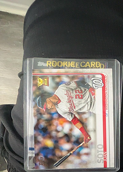 2019 Topps #213 Juan Soto Rookie Cup — front