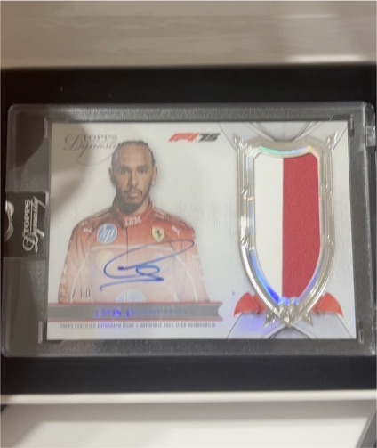 2023 Topps Dynasty F1 #DAP-LHA Lewis Hamilton — front