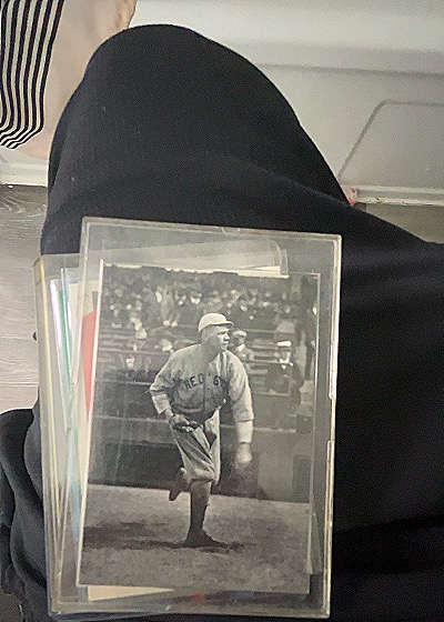 1910s Boston Red Sox Black and White Baseball Photo Card — front