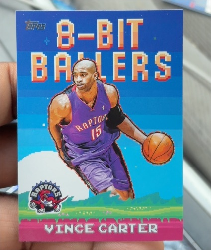 2025-26 Topps #8B-26 Vince Carter 8-Bit Ballers — front