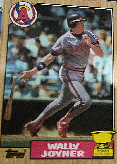 1987 Topps #80 Wally Joyner — front
