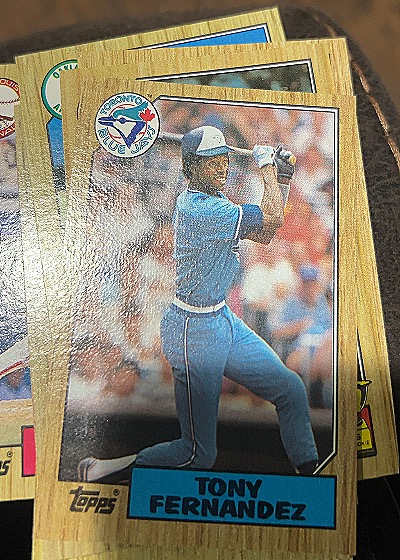 1987 Topps #485 Tony Fernandez — front