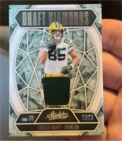 2023 Panini Absolute Draft Diamonds #78 Tucker Kraft — front