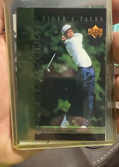 2001 Upper Deck Tiger's Tales #TT4 Tiger Woods — front
