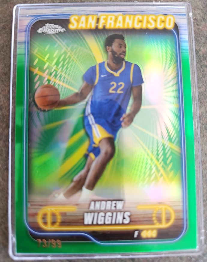 2024-25 Topps Chrome #155 Andrew Wiggins — front