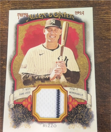 2024 Topps Allen & Ginter #AGR-AR Anthony Rizzo — front