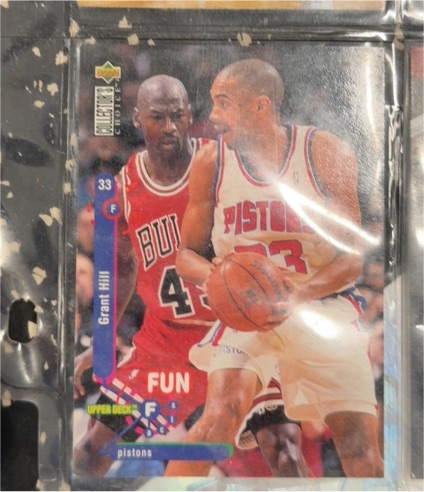 1995-96 Upper Deck Collector's Choice #173 Grant Hill Fun Facts — front