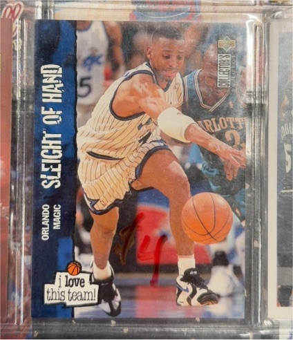 1995-96 Upper Deck Collector's Choice #384 Anfernee Hardaway — front
