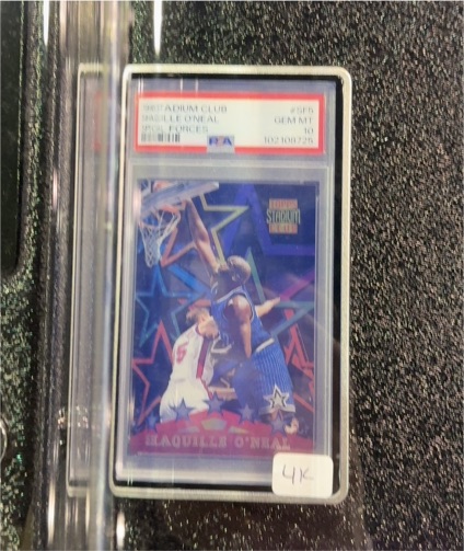 1996-97 Topps Stadium Club Special Forces #SF5 Shaquille O'Neal — front