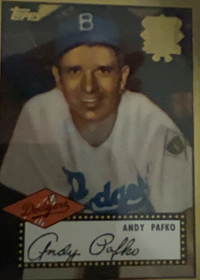 1952 Topps #1 Andy Pafko — front