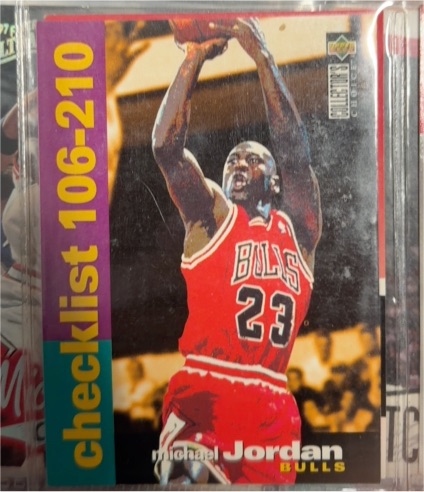 1995-96 Upper Deck Collector's Choice #210 Michael Jordan — front