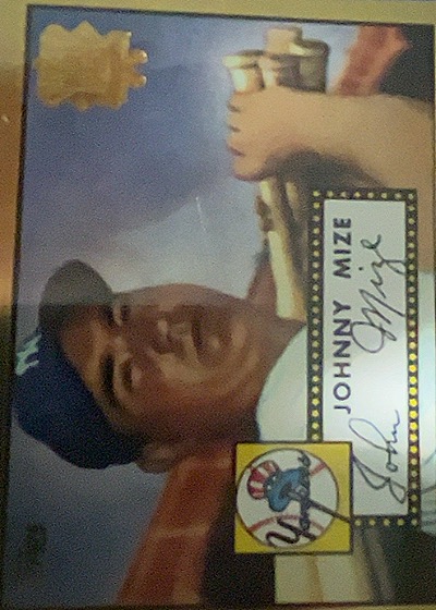 2002 Topps 1952 Reprints #52R5 Johnny Mize — front