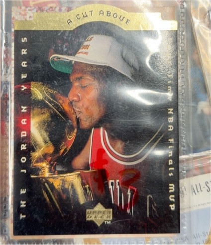 1996-97 Upper Deck A Cut Above Michael Jordan #CA9 — front