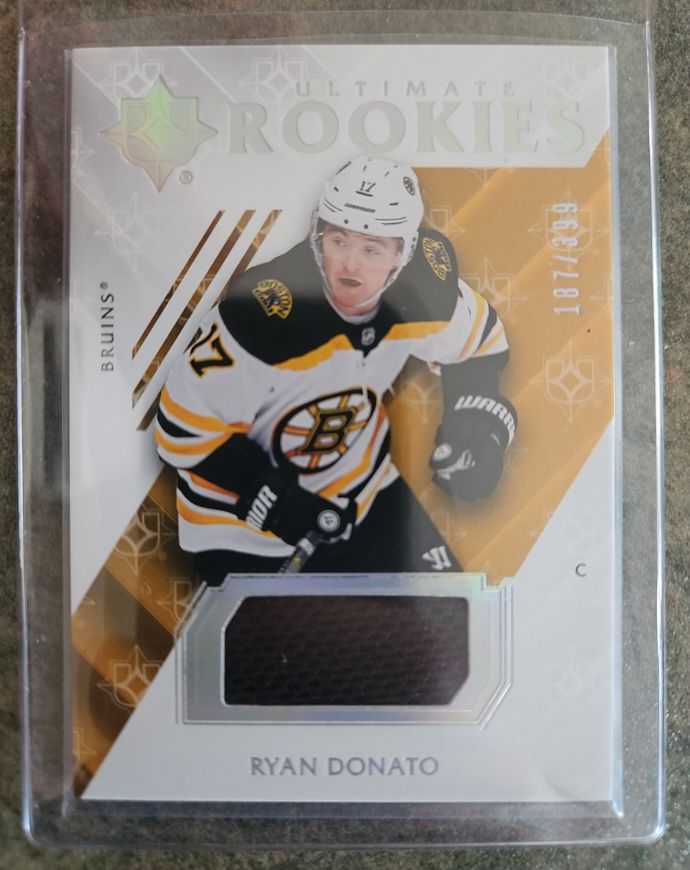 2018-19 Upper Deck Ultimate Collection #96 Ryan Donato Jersey — front