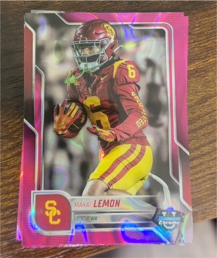 2025 Bowman Chrome University #174 Makai Lemon — front