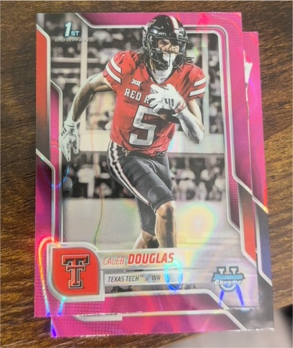 2025 Bowman Chrome University #74 Caleb Douglas — front