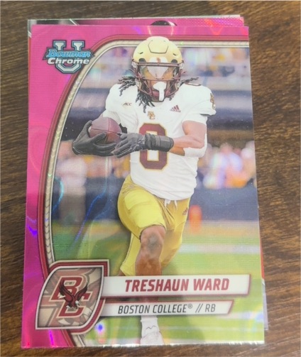 2024 Bowman Chrome University #176 Treshaun Ward — front