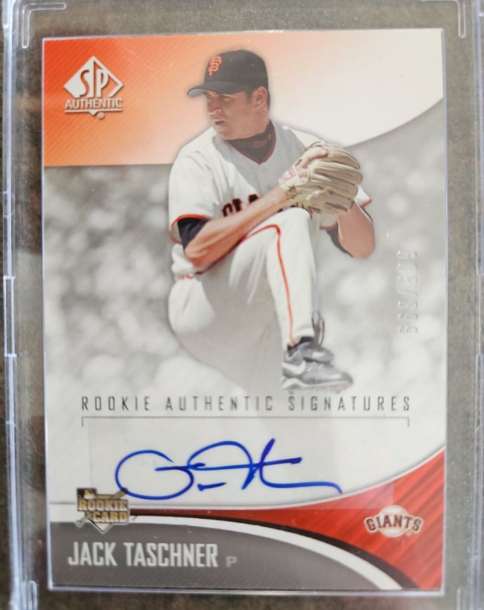 2006 Upper Deck SP Authentic Rookie Authentic Signatures Jack Taschner — front