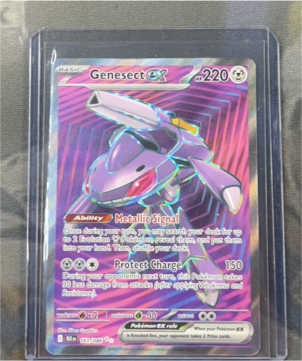 2025 Pokémon TCG S&V Black Bolt #161/086 Genesect EX — front