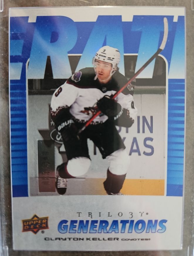 2023-24 Upper Deck Trilogy #TG-9B Clayton Keller Generations — front