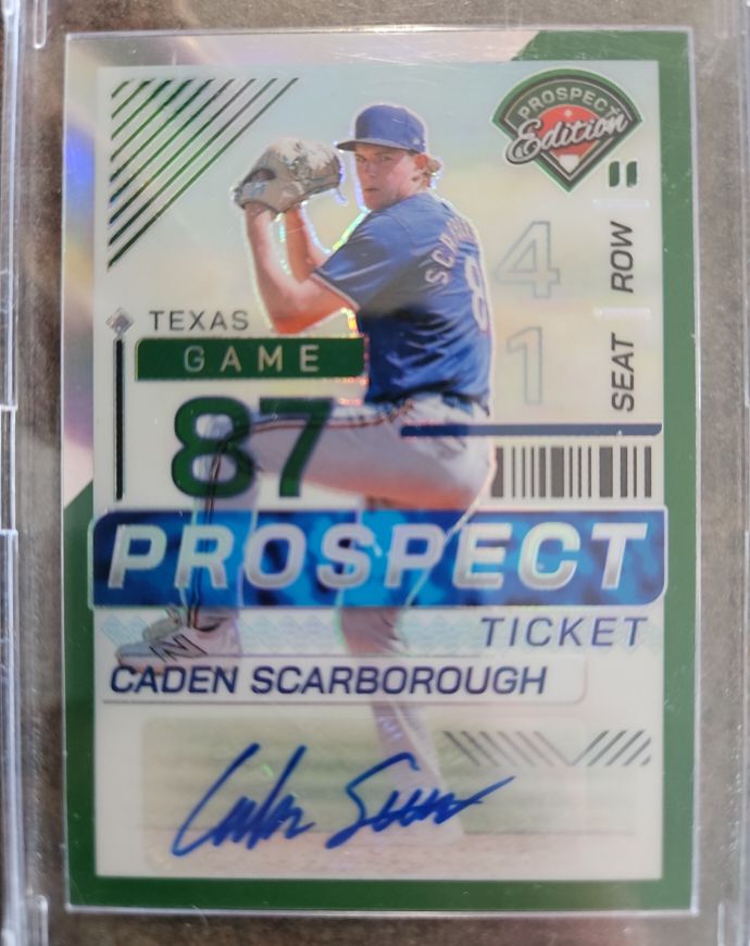 2024 Panini Prospect Edition #172 Caden Scarborough — front