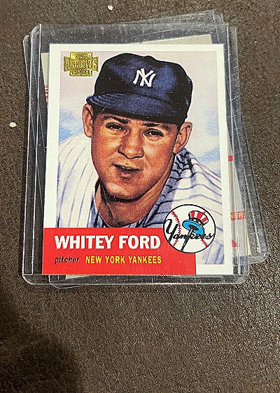 1953 Topps #207 Whitey Ford — front