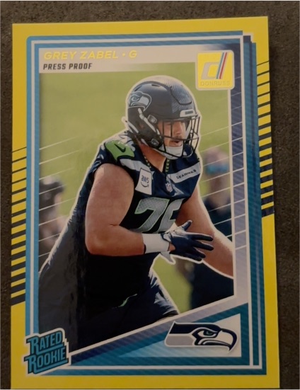 2025 Donruss #366 Grey Zabel — front