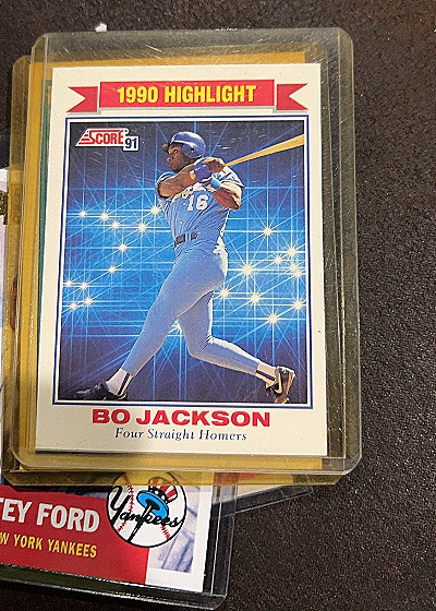 1991 Score #420 Bo Jackson — front