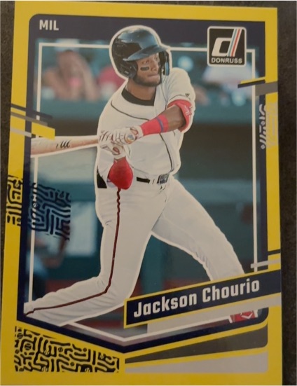 2023 Donruss #106 Jackson Chourio — front