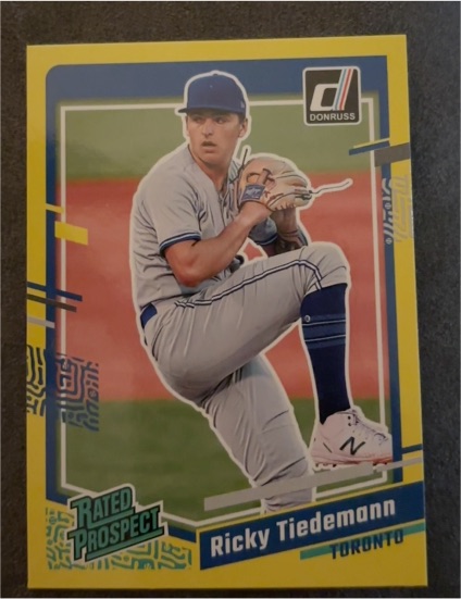 2023 Donruss #35 Ricky Tiedemann Rated Prospect — front