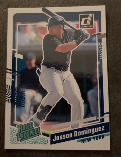 2023 Donruss Rated Prospect #89 Jasson Dominguez — front