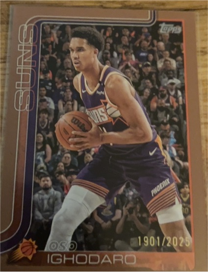 2025-26 Topps #160 Oso Ighodaro — front