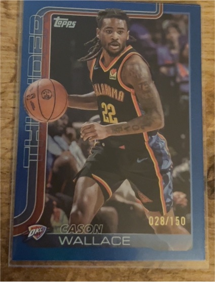 2025-26 Topps #119 Cason Wallace — front