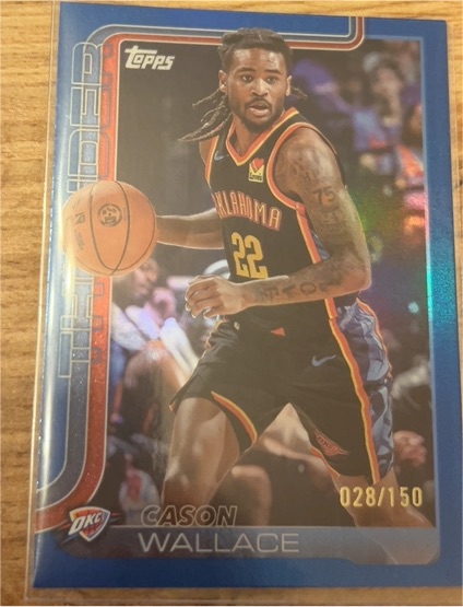 2025-26 Topps #119 Cason Wallace — front