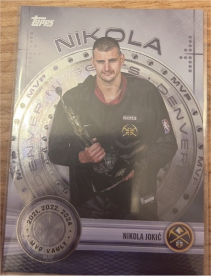 2025-26 Topps Basketball #MVP-1 Nikola Jokic — front
