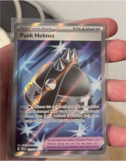 2025 Pokémon ME: Phantasmal Flames #121 Punk Helmet — front