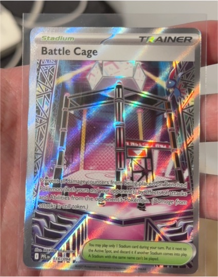 2023 Pokémon TCG Phantasmal Flames #116 Battle Cage — front