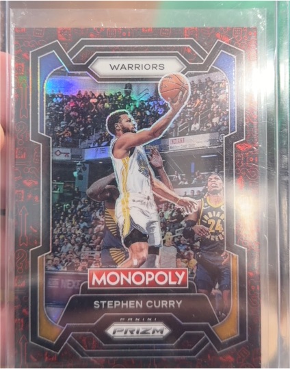 2023-24 Panini Prizm Monopoly #28 Stephen Curry — front