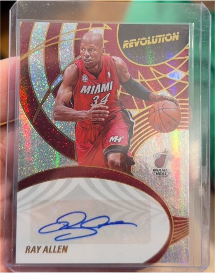 2024-25 Panini Revolution Ray Allen Autograph — front