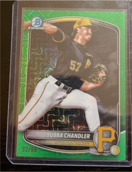 2025 Bowman Chrome #BCP-171 Bubba Chandler — front