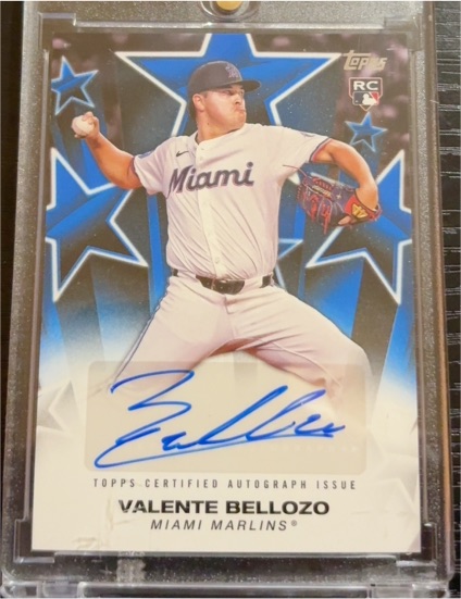 2025 Topps Series 2 #BSA-VB Valente Bellozo Baseball Stars Autograph RC — front