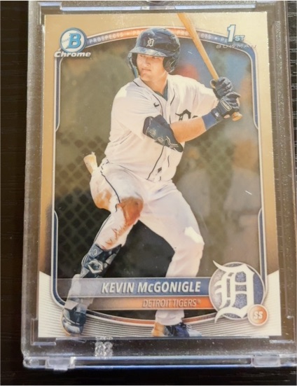 2025 Bowman Chrome #BCP-79 Kevin McGonigle — front