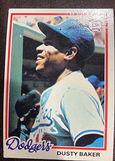 1978 Topps #668 Dusty Baker — front