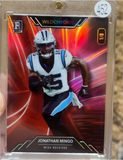 2023 Wild Card Wild Chrome #1/8 Jonathan Mingo — front