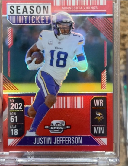 2024 Panini Contenders Optic #36 Justin Jefferson — front