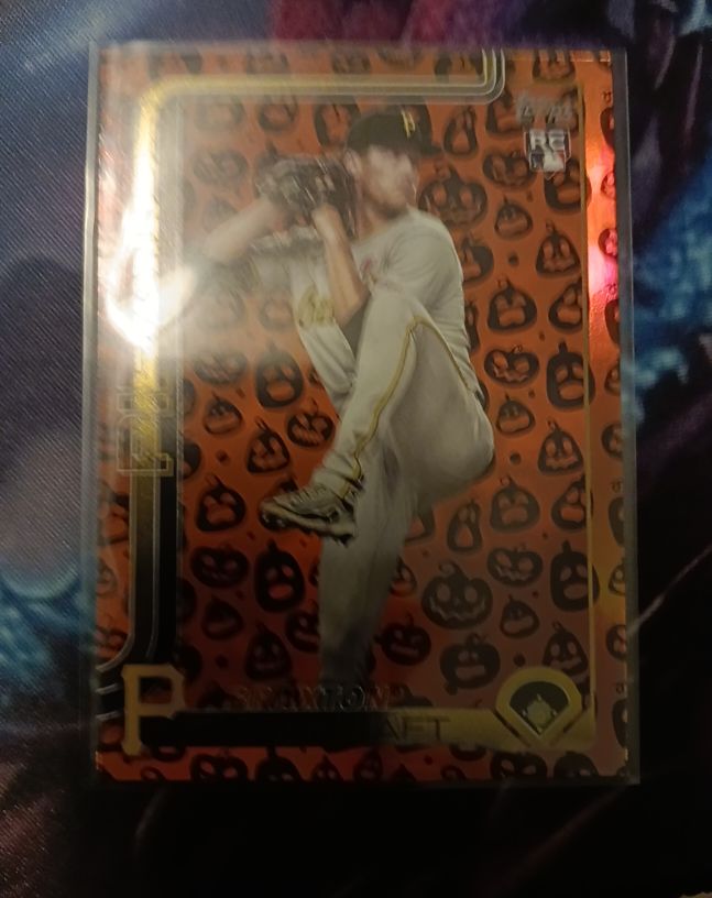 2025 Topps Update Holiday #US298 Jack O'Lantern Foil Cam Smith — front