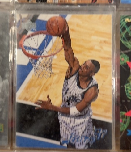 1997 Upper Deck #154 Anfernee Hardaway Jams — front